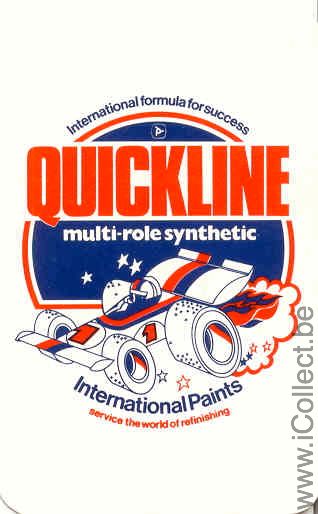 Single Swap Playing Cards Automobile Quickline Paints (PS03-23C)