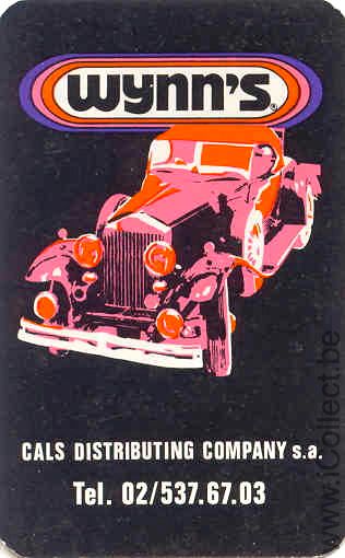 Single Swap Playing Cards Automobile Wynns Car (PS03-24C) - Click Image to Close