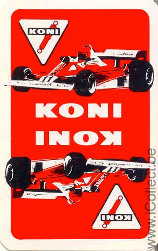 Single Swap Playing Cards Automobile Koni (PS03-24G)