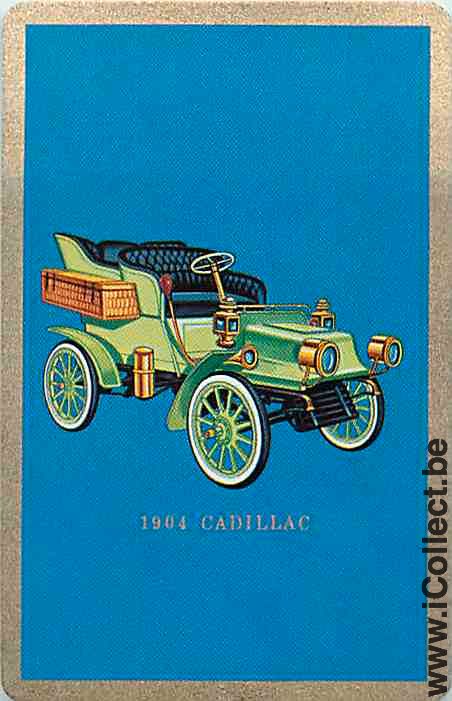 Single Playing Cards Automobile 1904 Cadillac (PS10-57B)