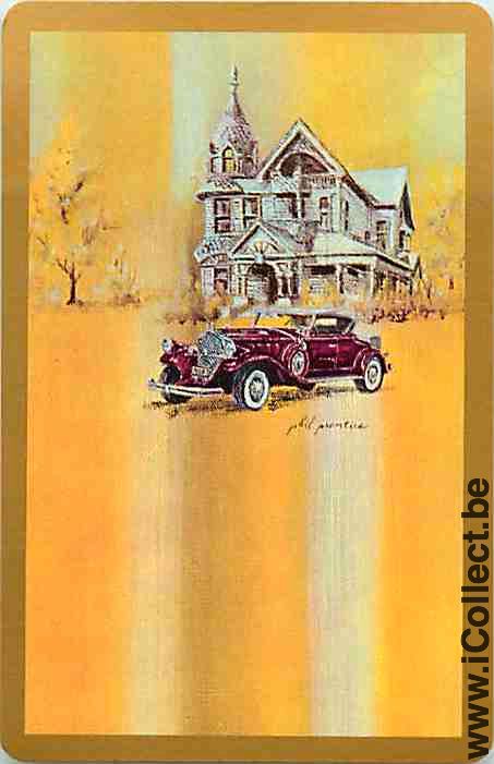 Single Playing Cards Automobile Vintage Car (PS14-49C)