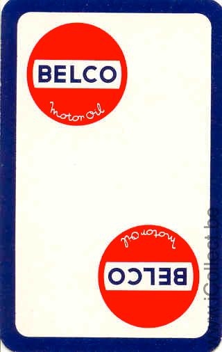 Single Playing Cards Automobile Belco Motor Oil (PS03-28F)