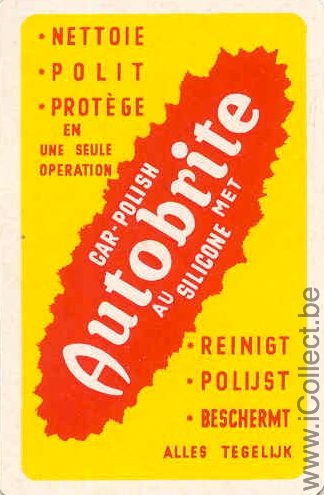 Single Swap Playing Cards Automobile Polish Autobrite (PS03-28H)