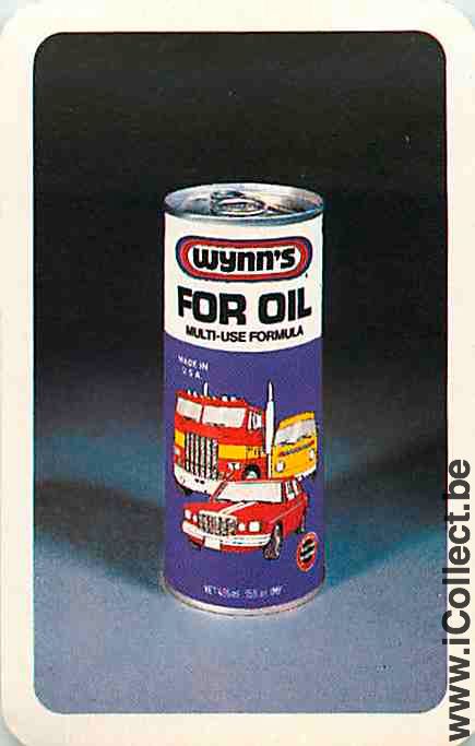 Single Playing Cards Automobile Wynn's Oil (PS05-14F) - Click Image to Close
