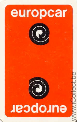 Single Swap Playing Cards Automobile Europcar (PS03-29C) - Click Image to Close