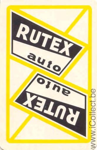 Single Swap Playing Cards Automobile Rutex Auto (PS03-29D)