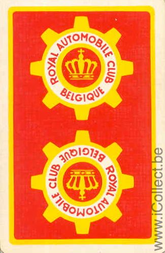 Single Swap Playing Card Royal Automoble Club Belgium (PS03-29I)
