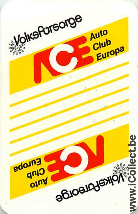 Single Playing Cards Automobile Auto Club Europa (PS15-26E)
