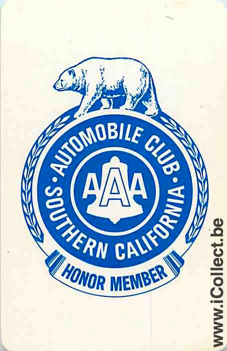 Single Playing Cards Automobile Club Southern (PS15-28A)