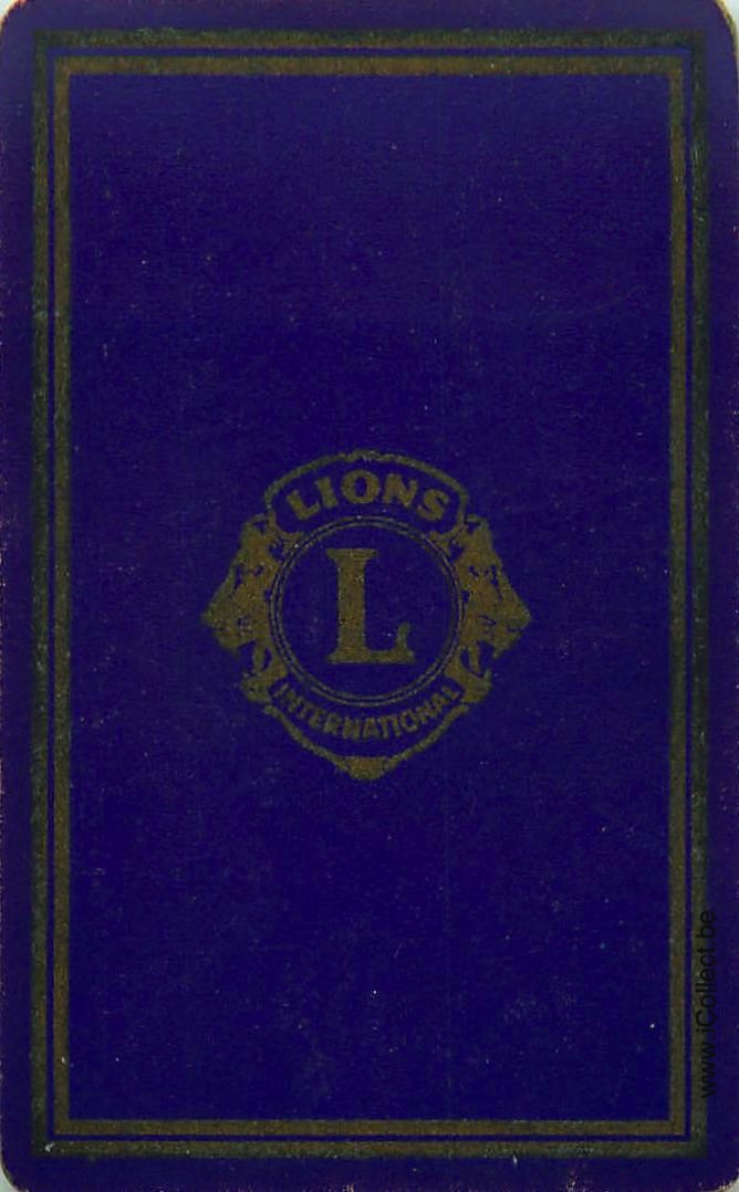 Single Swap Playing Cards Automobile Lions (PS19-20H) - Click Image to Close
