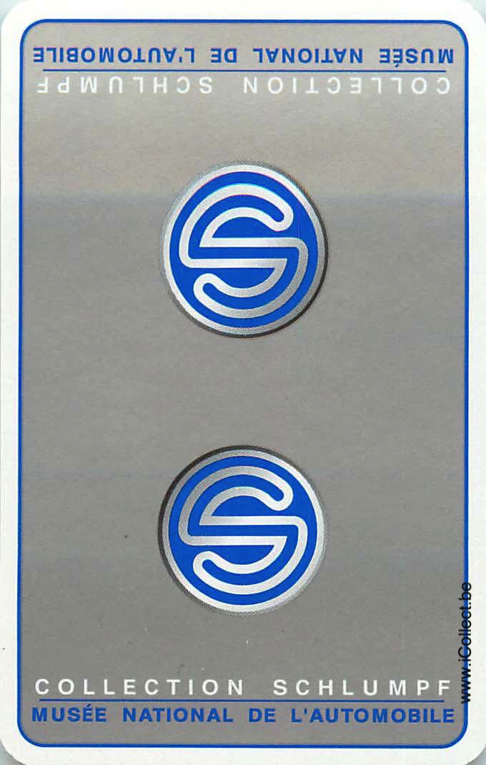 Single Swap Playing Cards Automobile Museum Schlumpf (PS02-09I) - Click Image to Close