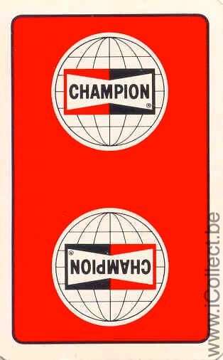 Single Swap Playing Cards Spark Plug Champion (PS03-30D)