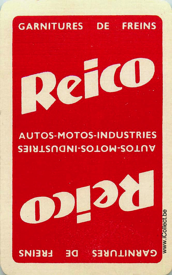 Single Swap Playing Cards Automobile Reico (PS19-12C)