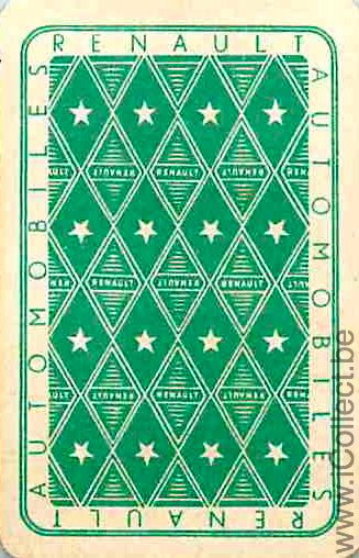 Single Swap Playing Cards Automobile Renault (PS02-35B)