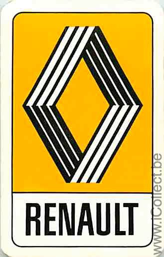 Single Swap Playing Cards Automobile Renault (PS02-35D)