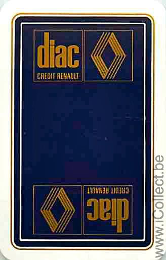 Single Swap Playing Cards Automobile Renault DIAC (PS02-36A)