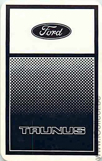 Single Swap Playing Cards Automobile Ford Taunus (PS09-48B)
