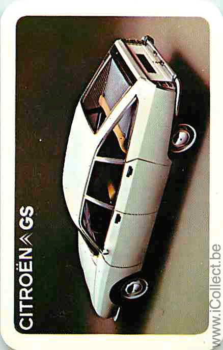 Single Swap playing Cards Automobile Citroen Car (PS02-39B)