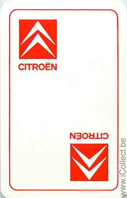 Single Swap Playing Cards Automobile Citroen Car (PS02-39F)