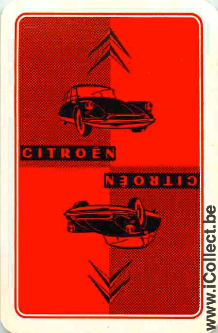 Single Swap Playing Cards Automobile Citroen Car (PS02-52C)