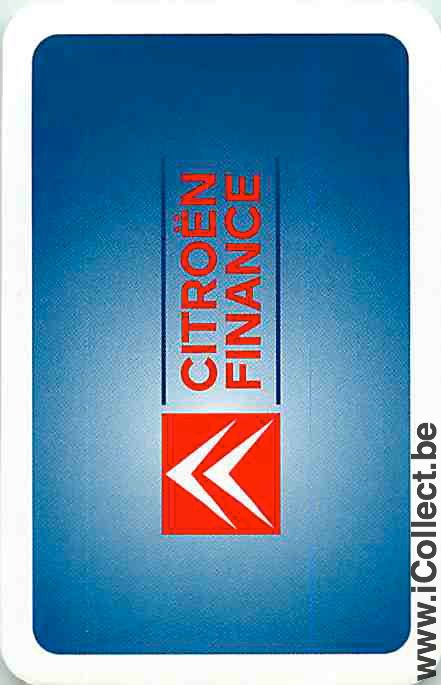 Single Playing Cards Automobile Citroen Finance (PS03-49I) - Click Image to Close