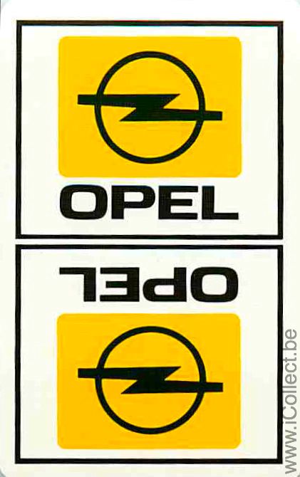 Single Swap Playing Cards Automobile Opel (PS02-40I)