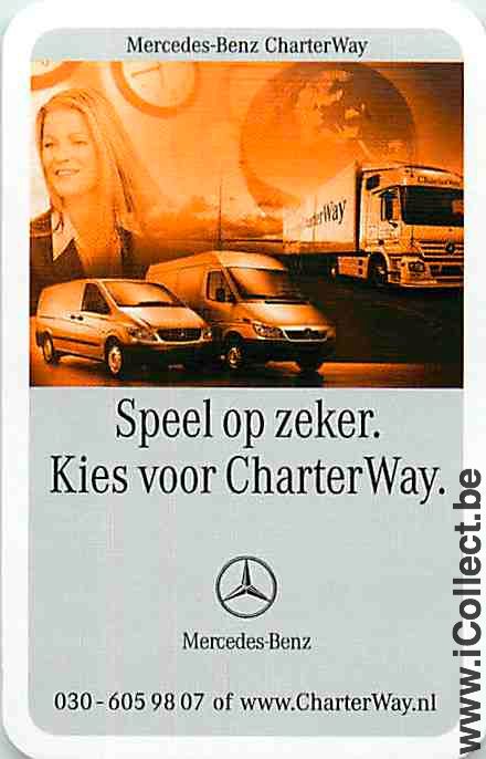 Single Playing Cards Automobile Mercedes Charter Way (PS11-17H)