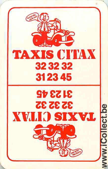 Single Swap Playing Cards Automobile Taxi (PS08-59G)
