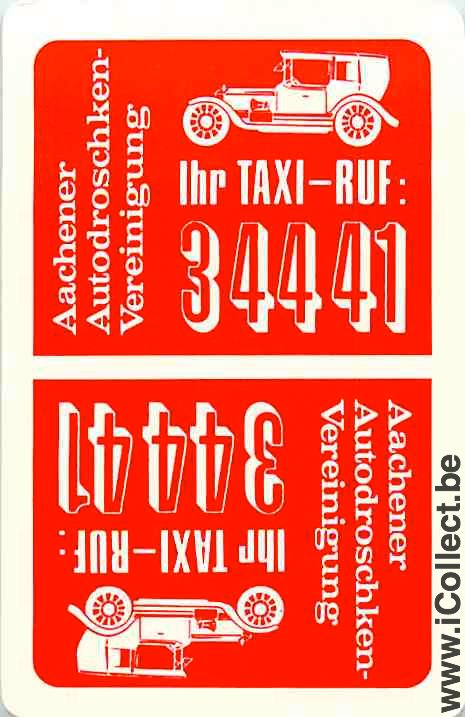 Single Swap Playing Cards Automobile Taxi Ruf (PS11-47B)