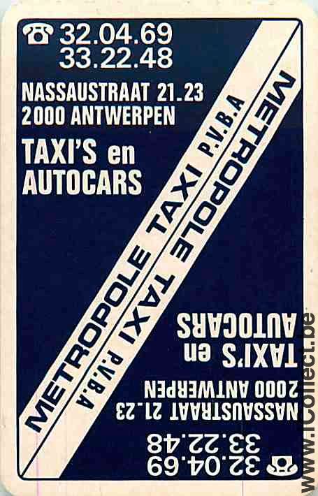 Single Swap Playing Cards Automobile Taxi Metropole (PS11-49A)