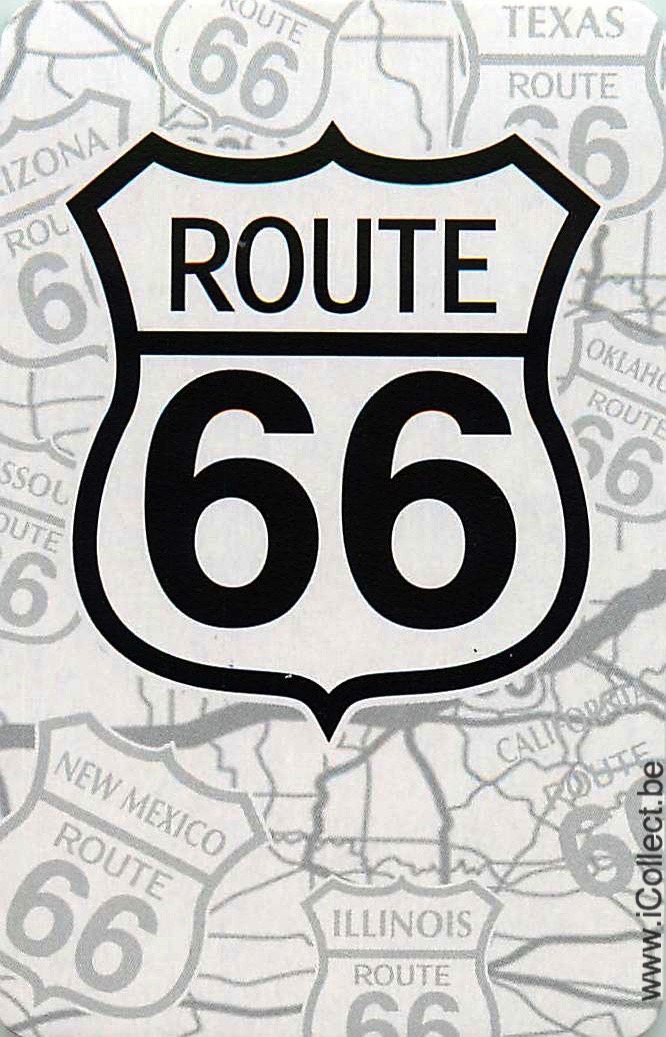 Single Swap Playing Cards Automobile Route 66 (PS10-52H) - Click Image to Close