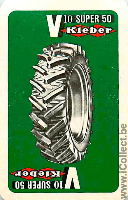 Single Swap Playing Cards Automobile Tire Kleber (PS02-46I)