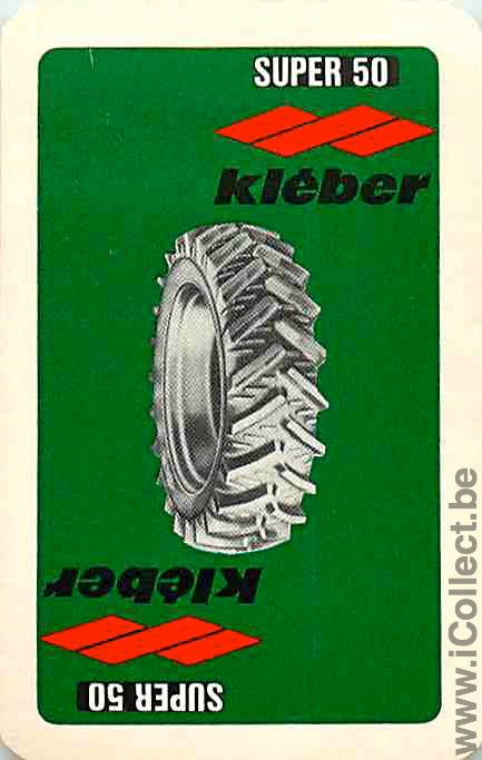 Single Swap Playing Cards Automobile Tire Kleber (PS02-47B)