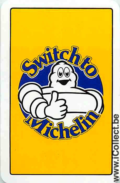 Single Swap Playing Cards Automobile Tire Michelin (PS05-52H)