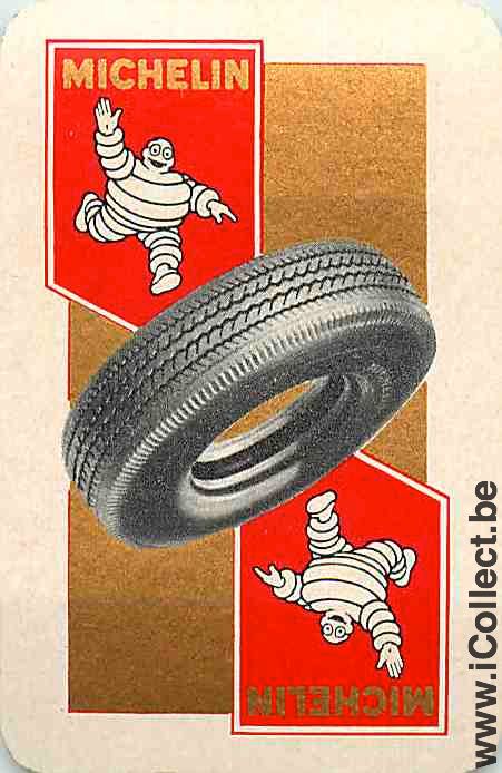 Single Swap Playing Cards Automobiles Tires Michelin (PS07-03B)