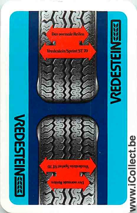 Single Swap Playing Cards Automobile Vredestein Tires (PS11-26B) - Click Image to Close