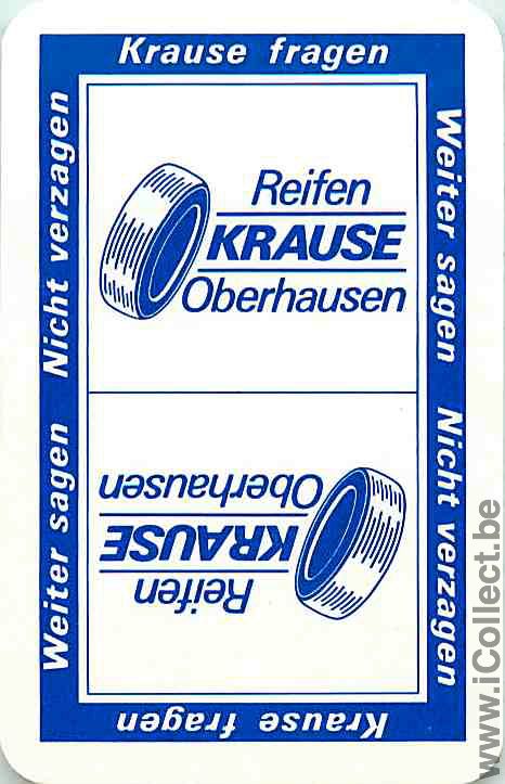 Single Swap Playing Cards Tire Reifen Krausse (PS02-48I)