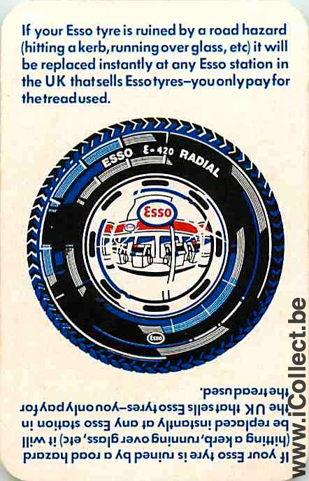 Single Swap Playing Cards Automobile Tires Esso (PS06-44E) - Click Image to Close