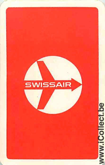 Single Swap Playing Cards Swissair Airlines (PS13-11F)