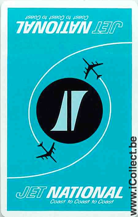 Single Swap Playing Cards Jet National Airlines (PS13-47E)