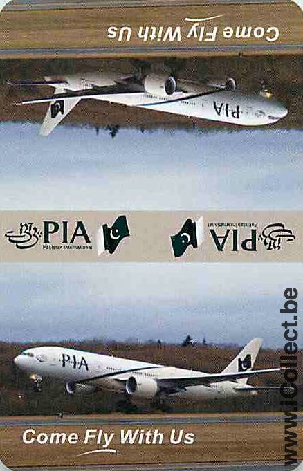 Single Swap Playing Cards Aviation Pakistan Airlines (PS06-58C)