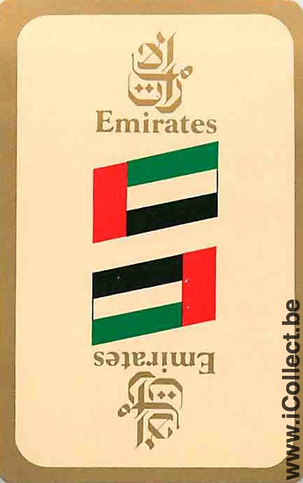 Single Swap Playing Cards Airlines Emirates (PS13-32A)