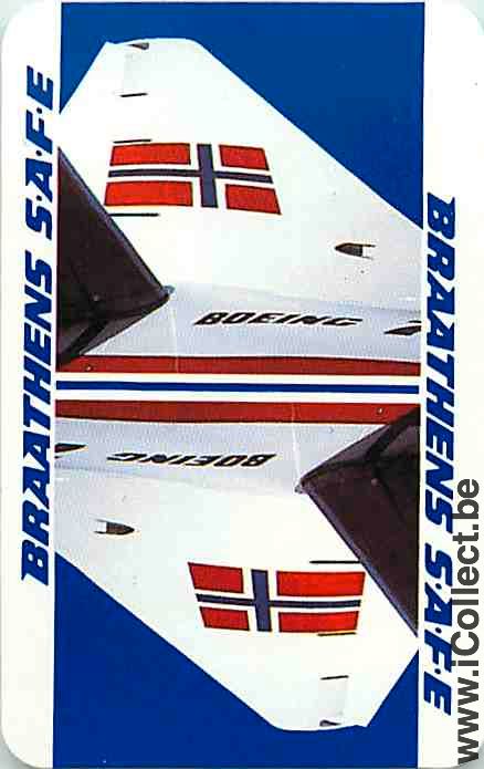 Single Swap Playing Cards Aviation Bratthens Safe (PS09-08B)
