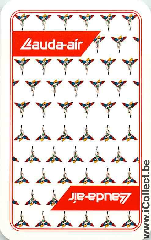 Single Swap Playing Cards Aviation Lauda-Air Airlines (PS13-38G)