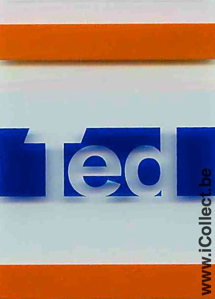 Single Playing Cards Aviation Ted Airlines (PS15-16B)