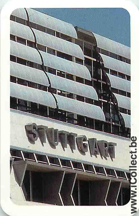 Single Swap Playing Cards Aviation Stuttgart Airport (PS15-18D)