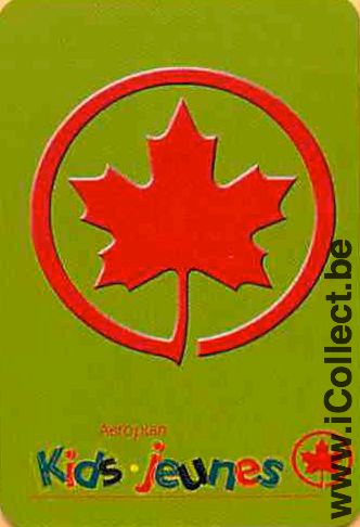 Single Playing Cards Aviation Air Canada **Mini** (PS15-17F)