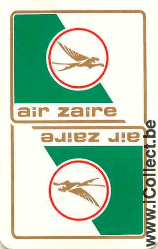 Single Swap Playing Cards Air Zaire Airlines (PS01-43G)