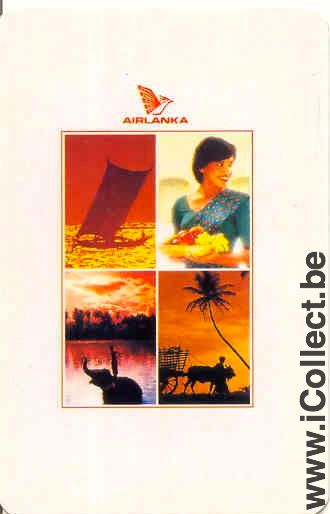 Single Swap Playing Cards Air Lanka Airlines (PS01-41H) - Click Image to Close