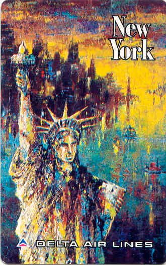 Single Swap Playing Cards Delta Air Lines New York (PS01-40C)